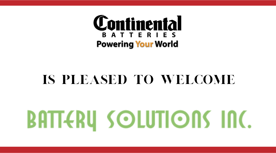 Image for Continental Battery Welcomes Battery Solutions