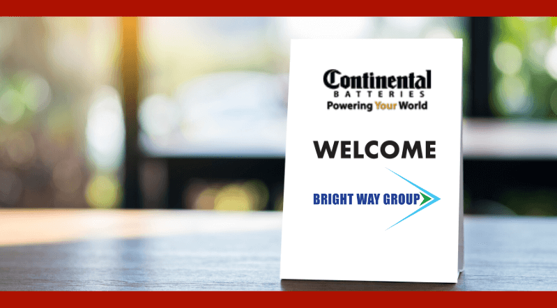 Image for Continental Battery Welcomes Bright Way Group.